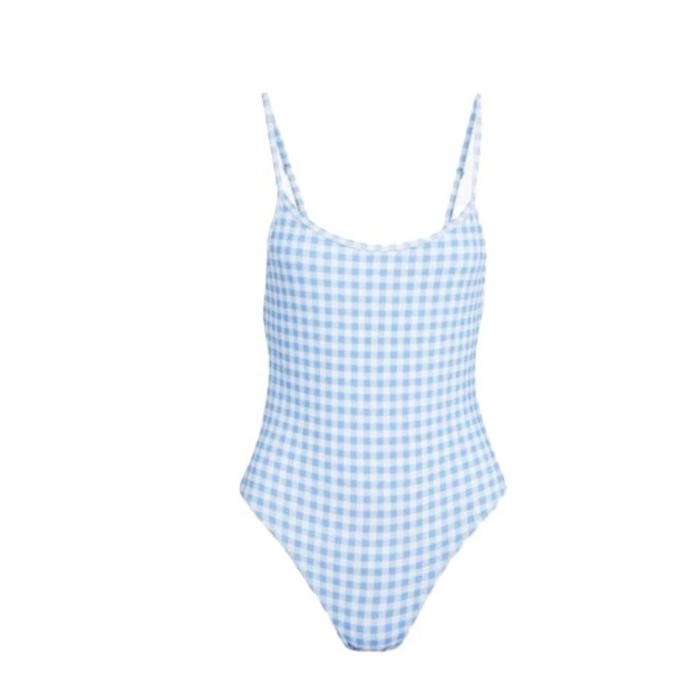 HVN Gingham One Piece Swimsuit - Women's Small NEW WITH TAGS - Picture 2 of 8